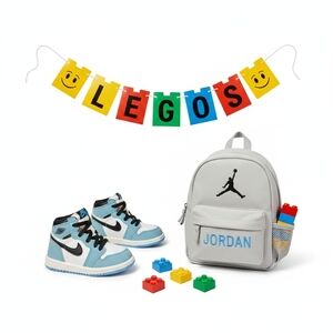 Jordan 1 Retro High OG TD University Blue Size 6C